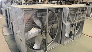 Ventilateur d'évacuation industriel portable de 1220 mm (24 pouces) - Ventilateur mural pour poussière et fumée - Ventilateur de ventilation d'air frais - Product Image 2