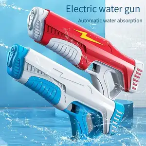 Süper elektrikli su tabancaları yaz açık uzun menzilli çekim otomatik güçlü su tabancası güçlü oyuncaklar için yetişkin çocuklar