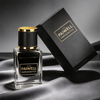 Botol Parfum Kaca Bening 30ml 50ml dengan Tutup Bertekstur Kulit, Ideal untuk Penyimpanan dan Hadiah Parfum Mewah