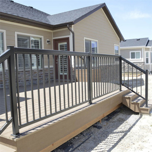 Home Aluminum Fence on <strong>Retaining</strong> <strong>Wall</strong> Customized Design Fence Handrail Tube Eco-Friendly Second Floor Balcony <strong>Railing</strong> - Product Image 6