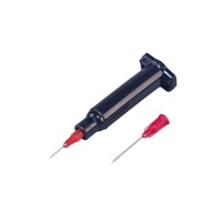 Aiguille de distribution Liscoe 14-27G 1" en acier inoxydable avec revêtement PTFE Téflon, embout Luer Lock résistant aux produits chimiques, pointe de colle OEM