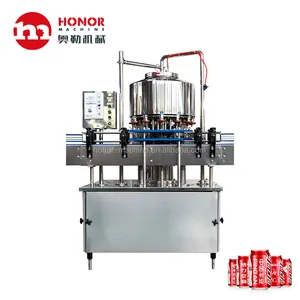Good Price Linear Type Slim Metal Pop Can Filler and Sealer Machine Carbonated Production Line