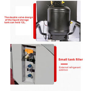 Máquina Portátil de Recuperación y Recarga de Refrigerante Automática <span class=keywords><strong>Ourense</strong></span> A-001 220V para Cuidado del Automóvil - Product Image 5