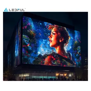 P2.6 P2.9 P3.9Mm P4.8 Panneau d'affichage publicitaire mural LED intérieur 3840Hz Publicité événementielle Publicité Écran LED géant pliable