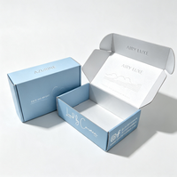 Boîte à courrier en carton ondulé avec logo personnalisé, estampage à chaud or rose, boîte cadeau en papier floral pour emballage de cosmétiques, soins de la peau et bijoux