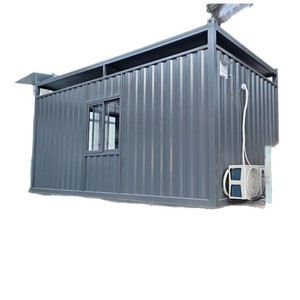 Casa Contenedor Rectangular de Diseño Industrial con Aire Acondicionado para Vivienda Temporal - Product Image 1