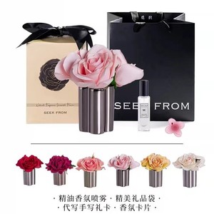 น้ำหอมปรับอากาศกลิ่นกุหลาบ Meijia แบบกระบอกแก้ว ทำด้วยมือ กลิ่นหอมติดทนนาน ชุดก้านไม้หอม - Product Image 4