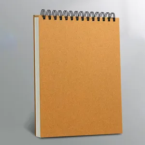 アーティストのためのカスタムクラフト紙カバー空白の絵画スケッチブック描画スケッチブック