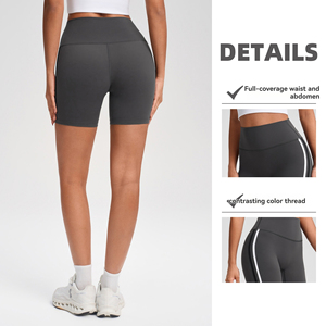 Shorts de Yoga de Cintura Alta Elástica con Efecto Tie Dye y Levantamiento de Glúteos para <span class=keywords><strong>Mujer</strong></span> - Product Image 2