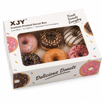 XJY faible quantité minimale de commande alimentaire beignet papier doux petits pains Cronut emballage Digbys Mister Takeway expédition beignet boîte
