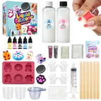 DIY Buat Sendiri Kit Squishies Taba Karet Silikon Lembut Cetakan Keju Bentuk Cakar Kucing Hamster Perlengkapan Dekorasi Kreatif untuk Anak Perempuan dan Laki-laki