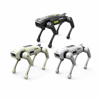 Chien robot IA pour enfants, jouet robot quadrupède avec commande vocale, chien robot bionique électrique programmable RC
