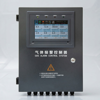 Contrôleur d'alarme gaz multi-canaux 4-20mA RS485 Modbus, panneau de contrôle de détection de gaz toxiques et combustibles industriels