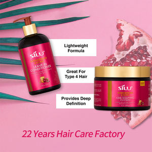 Tratamientos Para Cabello ทับทิมและน้ำผึ้งม้วนผมคัสตาร์ดให้ความชุ่มชื้นกับมาสก์ผมสำหรับผมธรรมชาติ - Product Image 4