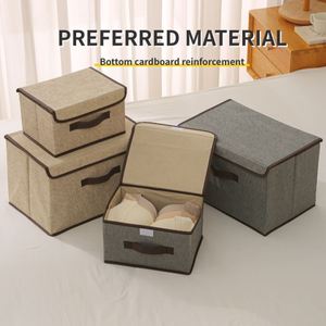 Household Closet Clothing Storage <b>Box</b> <b>Clothes</b> Organizer <b>Box</b> with Lid - Product Image 3