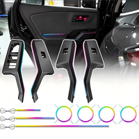 Kit d'éclairage ambiant de voiture 64 couleurs pour Toyota RAV4/Wildlander modèle 2026, éclairage dynamique LED intérieur, symphonie lumineuse 12V