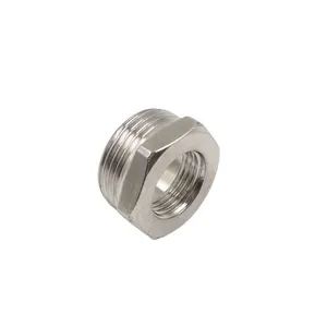 Female NPT Stainless steel hexagonal core-filled reducing internal thread joints