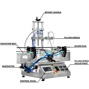Machine de remplissage de liquides de bureau facile à utiliser, équipement de pesage et de remplissage de matériaux chimiques - Product Image 5