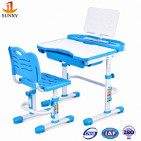 Ensemble bureau et chaise d'étude pour enfants à hauteur réglable, ergonomique, pour étudiants, mobilier de classe