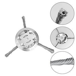Rotary Blade Trimming Head 6 8 Inch Universal Lawn Mower Parts Rust <b>Removal</b> Wheel - Product Image 4
