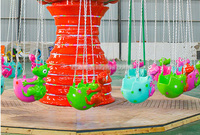 Parc d'attractions balançoire 16 places dinosaure et pastèque fruits chaise volante à vendre