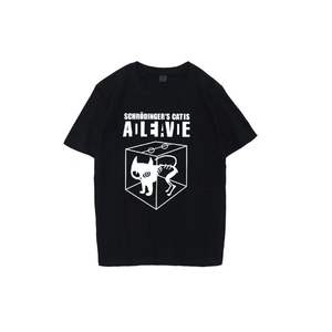 T-shirt da uomo in cotone di alta qualità con stampa del gatto di Schrodinger, maglietta estiva a maniche corte da uomo, casual, <span class=keywords><strong>The</strong></span> <span class=keywords><strong>Big</strong></span> <span class=keywords><strong>Bang</strong></span> Theory, maglietta da uomo - Product Image 2