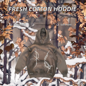 Sweat-shirts et hoodies classiques pour hommes, en coton respirant de haute qualité, couleur unie, logo personnalisé, effet délavé à l'acide, manches classiques - Product Image 2