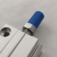 Cylindre pneumatique miniature à double effet MU16X20SB, montage libre, filetage externe, alésage 16 mm, course 20 mm, en aluminium, pour automatisation industrielle