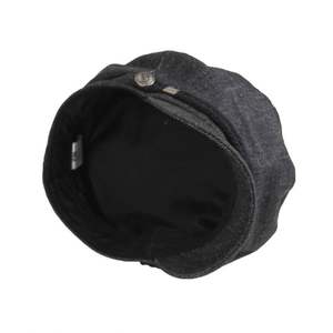 Gorra plana de mezclilla estilo vintage británico para niños, boina de otoño para uso casual, compras o como gorro de conductor elegante. - Product Image 4