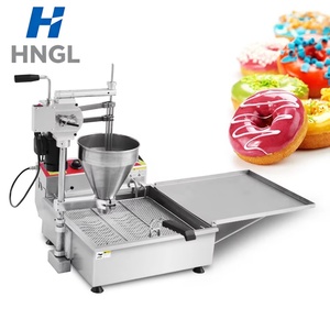 Freidora automática de mini donuts de queso, máquina para hacer donuts Lokma de 3 formas, bolas de donut Pon De Ring y donuts Mochi - Product Image 1