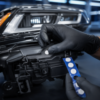 Membrane de ventilation automobile auto-adhésive imperméable et perméable à l'air en EPTFE