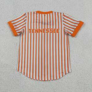 Camisa de Manga Corta con Botones para Niños, Estilo Deportivo, para el Día del Partido, Béisbol, Golf, Universidad, Mascota del Equipo, Ropa de Verano para Hermanos - Product Image 3