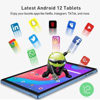 جهاز لوحي متين للبالغين من AOGO مقاس 10.1 بوصة، مخصص للألعاب والترفيه، يدعم 5G، ذاكرة وصول عشوائي 64 جيجابايت، نظام أندرويد 10، معالج ثماني النواة، بطارية 8000 مللي أمبير، متاح بالجملة