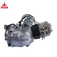 KAMTHAI Embrayage semi-automatique de refroidissement par air de la moto C100 100CC refroidi par air monocylindre 4 temps CDI assemblage de moteur d'allumage