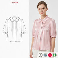 Chemisier Femme Vert Émeraude Personnalisé en Satin Acétate, Style Bureau, avec Nœud Papillon, Taille Cintrée, Manches Lanternes Polyvalentes à Nouer