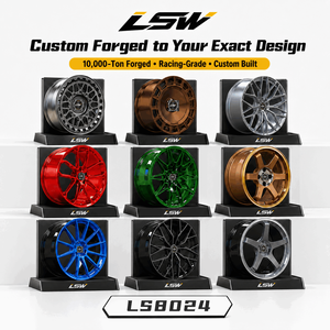 ล้อแม็กซ์ LS8024 ขนาด 18 นิ้ว แบบปิด ดีไซน์ Rally ผลิตตามสั่ง สำหรับรถยนต์ BMW Audi VW  5x112 5x114.3 อะไหล่รถยนต์ - Product Image 6