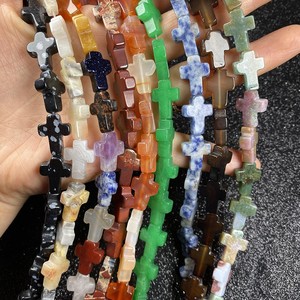Colgante <span class=keywords><strong>de</strong></span> cruz <span class=keywords><strong>de</strong></span> <span class=keywords><strong>piedra</strong></span> <span class=keywords><strong>de</strong></span> cristal natural al por mayor collar con colgante <span class=keywords><strong>de</strong></span> <span class=keywords><strong>piedra</strong></span> <span class=keywords><strong>de</strong></span> cristal <span class=keywords><strong>de</strong></span> cuarzo rosa <span class=keywords><strong>de</strong></span> colores mezclados joyería <span class=keywords><strong>de</strong></span> piedras preciosas - Product Image 2