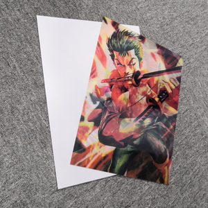 Venta al por mayor personalizado 3D Lenticular Flip holográfico Manga imágenes <span class=keywords><strong>Dragon</strong></span> <span class=keywords><strong>Ball</strong></span> Z Goku Messi Ronaldo 3D Anime Poster 3D Anime Poster 3D Anime - Product Image 6