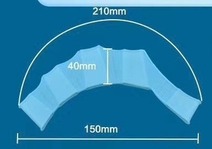 Aletas de Natación de Silicona para Hombres, Mujeres y Niños, Guantes de Natación con Membrana para Dedos, Equipo Profesional para Entrenamiento en Piscina - Product Image 6