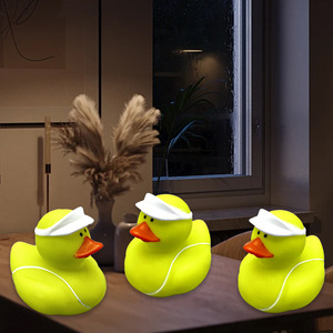 <span class=keywords><strong>2025</strong></span> Tùy Chỉnh Khuyến Mại 2 Inch Bóng Trò Chơi Tennis Vịt Vinyl Squeaky/Squirter Bé Tắm Đồ Chơi Cao Su Vịt - Product Image 4