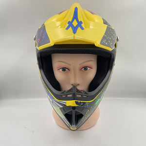 <span class=keywords><strong>Casco</strong></span> da <span class=keywords><strong>Moto</strong></span> Integrale per Adulti e Bambini con Logo <span class=keywords><strong>Personalizzato</strong></span> Omologato DOT ECE2206 per Motocross Fuoristrada Cross Karting ATV - Product Image 3