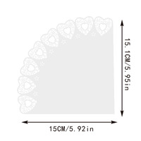 Cônes à confettis en forme de cœur découpés au laser blancs, fournitures pour fêtes de mariage, décoration DIY, porte-pétales de fleurs, cônes en papier