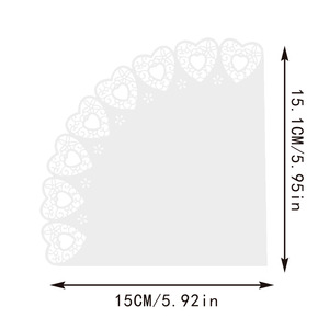 Coni <span class=keywords><strong>Portaconfetti</strong></span> Bianchi a Forma di Cuore Tagliati al Laser, Decorazioni per Matrimoni <span class=keywords><strong>e</strong></span> Feste, Porta Petali di Fiori Fai-da-Te - Product Image 3