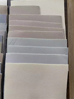 Tissu en polyester avec dos en mousse fine, produits en mousse personnalisés laminés, tissu en maille avec mousse pour voiture