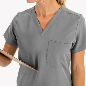 Prendas de vestir Diseño de logotipo privado Mono Anti-microbico Conjuntos De Uniformes Scrubs Uniformes Set Petite Size Strech Nurse Suit - Product Image 3