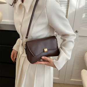 2026 New Korean Retro Style Small <b>Square</b> Bag Ins Fashion Versatile Women Shoulder Crossbody Bag Daily Casual Handbag - Product Image 5