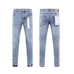 <span class=keywords><strong>Jeans</strong></span> Slim Fit Strappati da <span class=keywords><strong>Uomo</strong></span> 2025 – Tendenza Streetwear, Elasticizzati, Traspiranti, <span class=keywords><strong>in</strong></span> Denim, Casual, per Uso Quotidiano, <span class=keywords><strong>con</strong></span> Buchi, Stile Hip Hop - Product Image 6