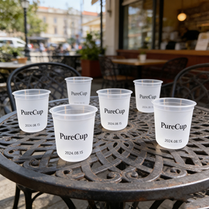 Lot de gobelets et contenants jetables en plastique de 14 oz pour jus, café, boisson à la gelée de plantes, thé aux perles, crème glacée aux fruits pour concert - Product Image 1