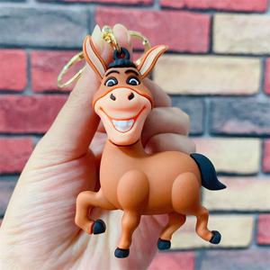 Creativo monstruo de dibujos animados Shrek llavero figura exquisita pareja mochila coche colgando baratijas al por mayor - Product Image 5