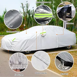 Waterproof Uv Protection 210D Oxford Cloth Body Cover Custom General Purpose Car Cover